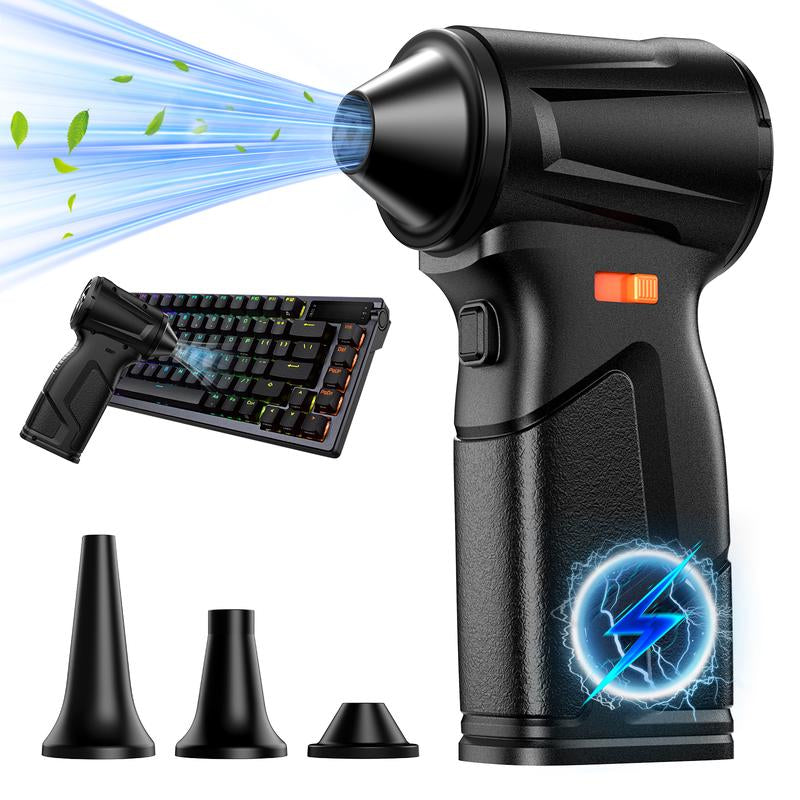 Cordless Leaf Blower Violent Turbo Fan,Usb Rechargeable Handheld Cooling Turbo,Portable Waist Fan