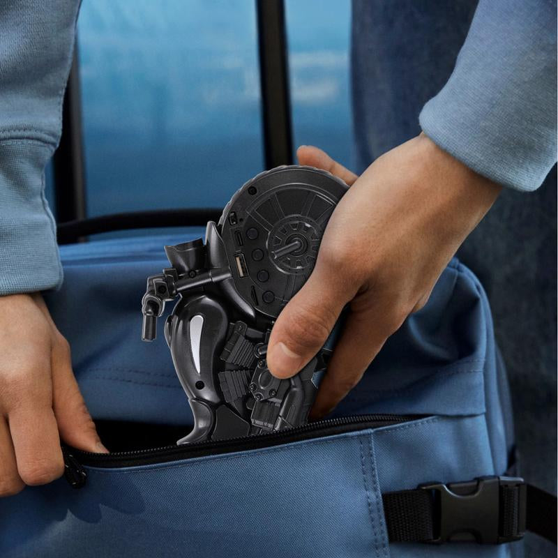 Bluetooth Speaker Portable Mini Stereo 1950'S Replica Speaker Motorcycle Style FM TWS RGB Light