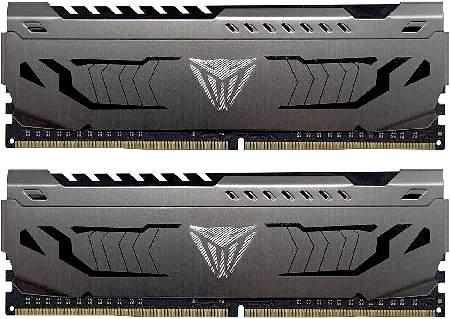 Patriot Viper Steel DDR4 RAM 16GB (2X8GB) 3200Mhz CL16 1.35V UDIMM Desktop Gaming Memory Kit Compatible with XMP - PVS416G320C6K