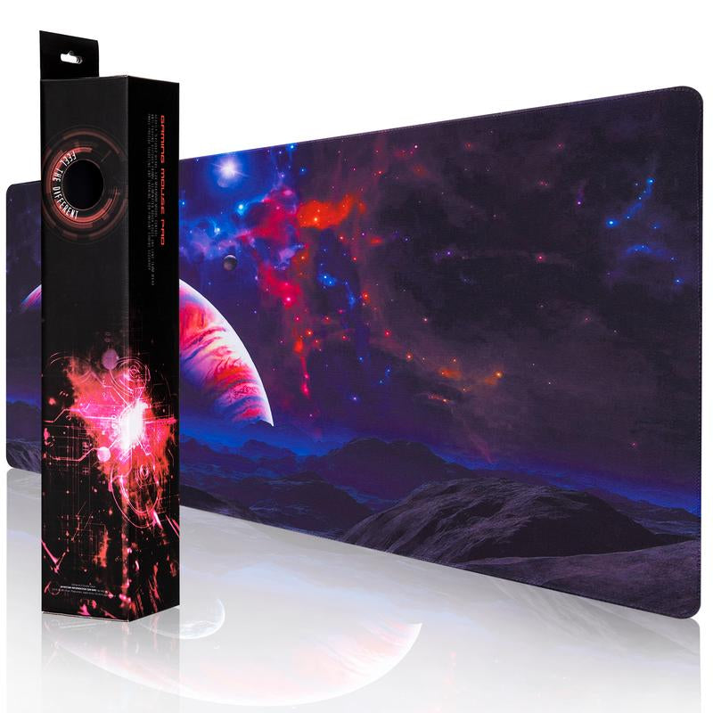 Computer Keyboard Mouse Mat , Gaming Mouse Pad , Extended Mouse Pad, Desk Mat for Gamer, Office & Home Mousepad, Non-Slip Desk Gaming Mousepad,