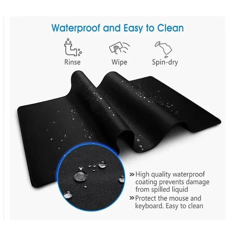 Samurai Warrior Mouse Pad, Gamer Accessories, Mat Black Mousepad